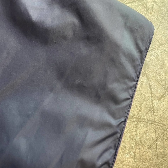 Vintage SKYR Side Zip Nylon Windbreaker Ski Snow Pants Navy Blue Womens Large - Picture 11 of 13